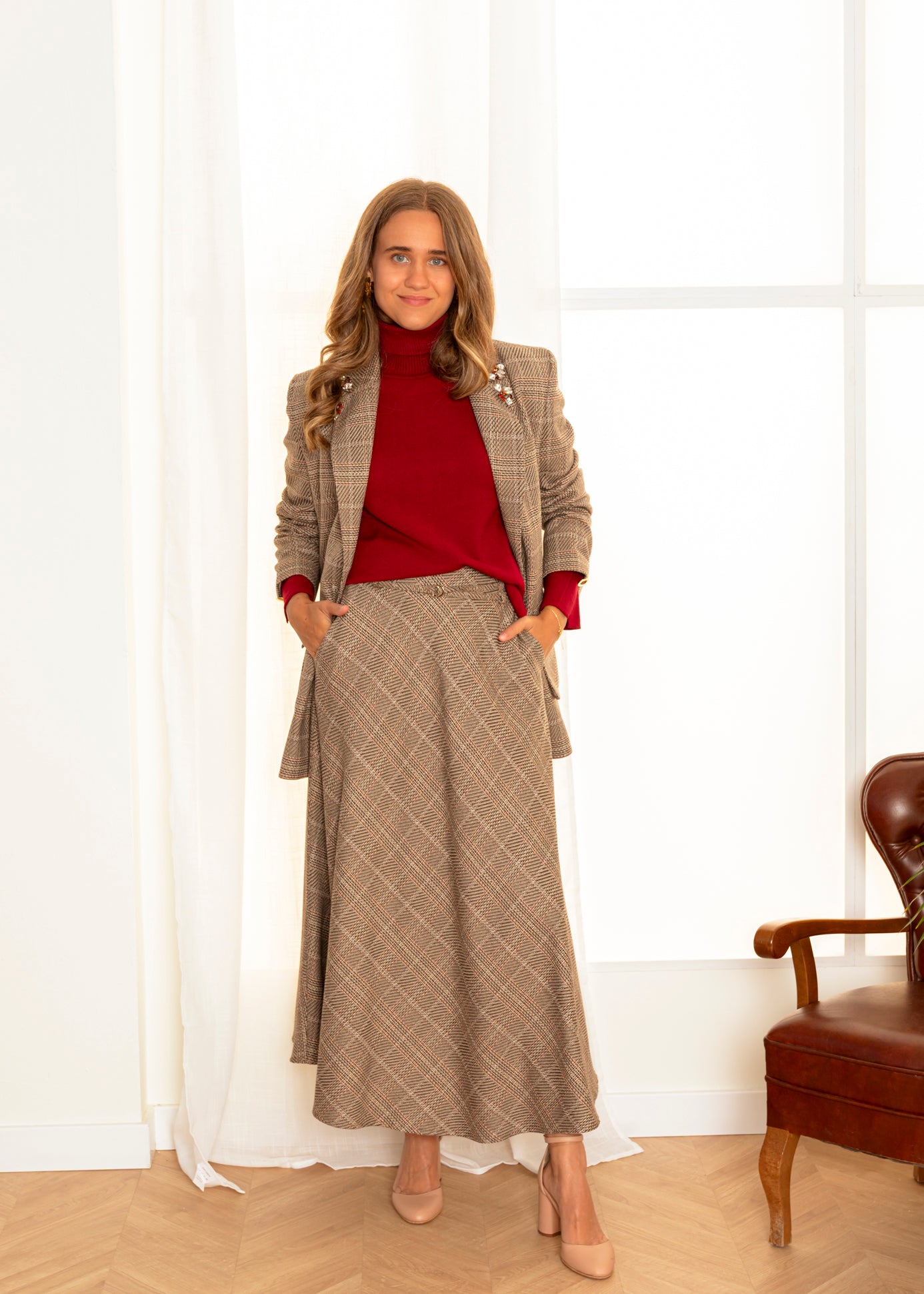 Blazer Principe de Gales