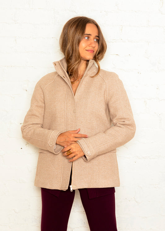 Chaquetón Beige