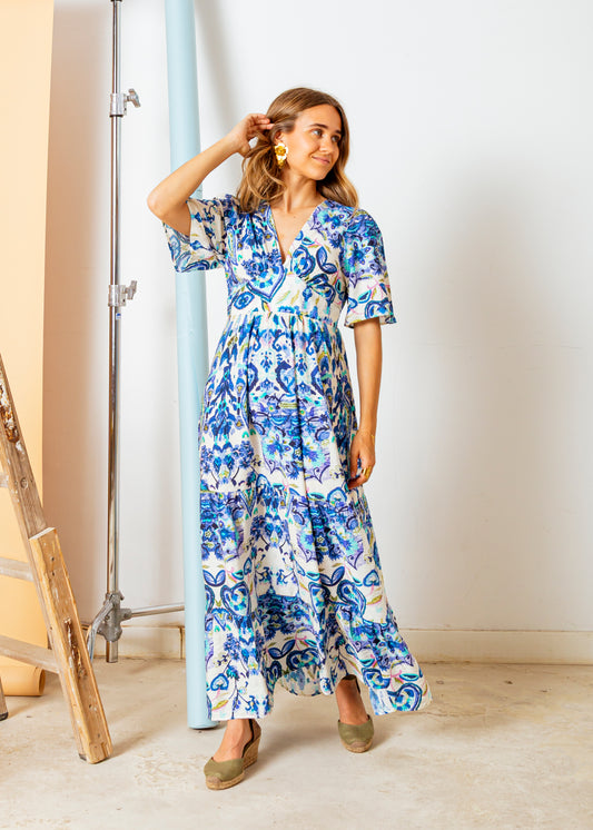 Vestido Viscosa Como