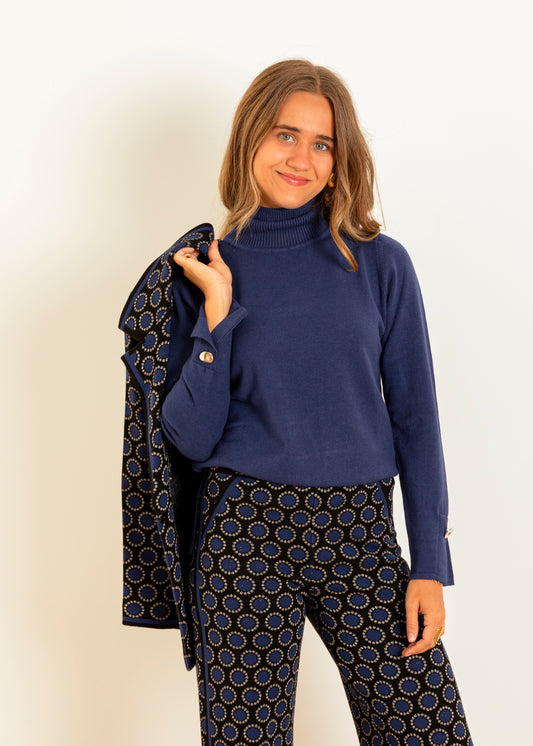 Jersey Cuello Alto Azulón