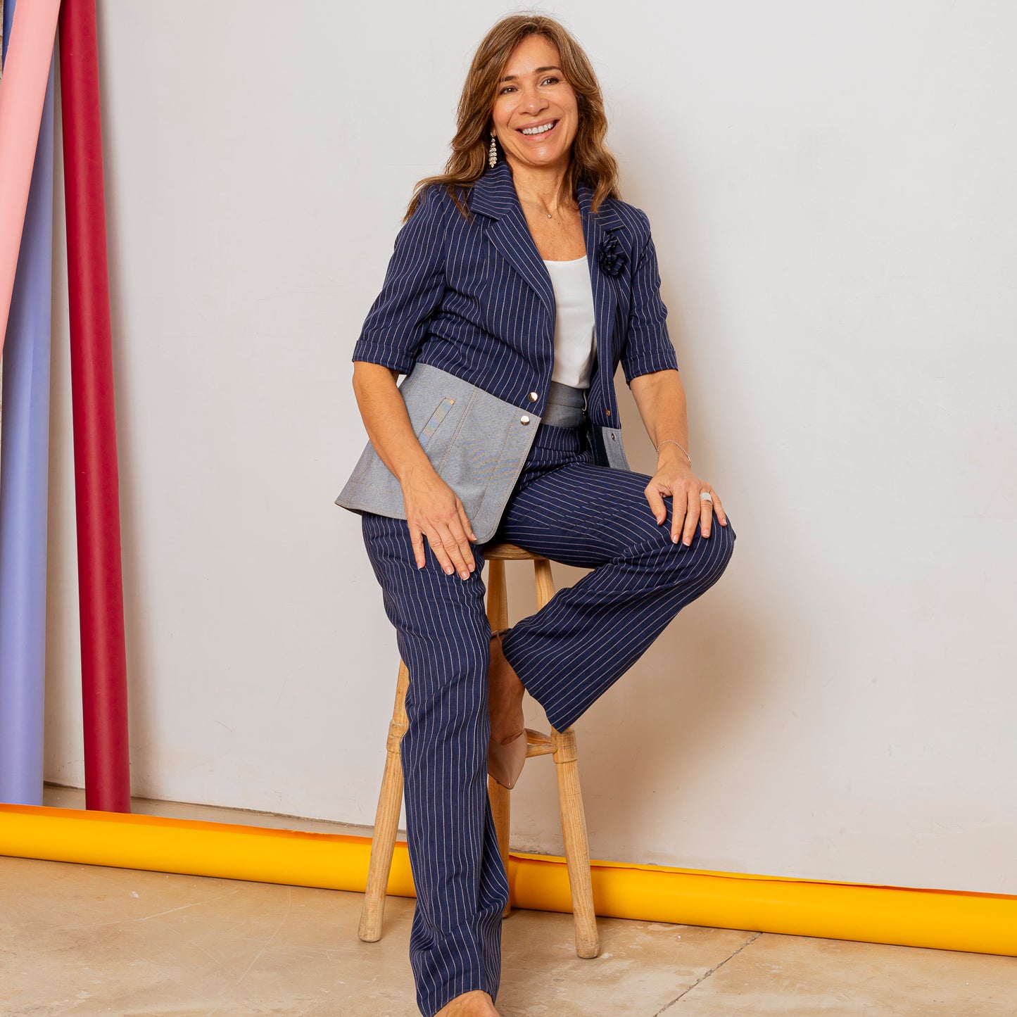 Traje Chaqueta Raya Diplomática